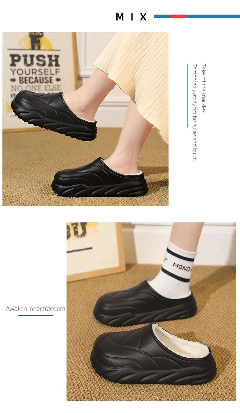 Winter Plush Slippers Unisex Unisex Home Sandals Women Orginal Indoor Flat Shoes Soft Men Fashion High Quality Non Slip Bedroom