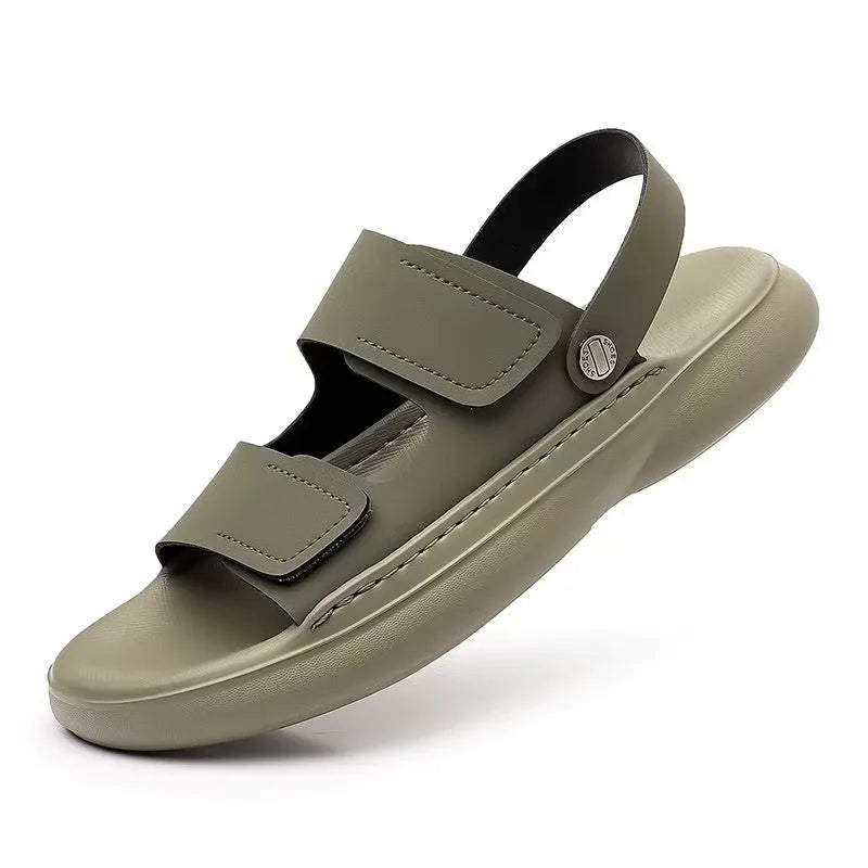 2026 New Men Sandals Casual Breathable Soft Sole Non-Slip Outdoor Fashion Beach Shoes Travel Slippers
