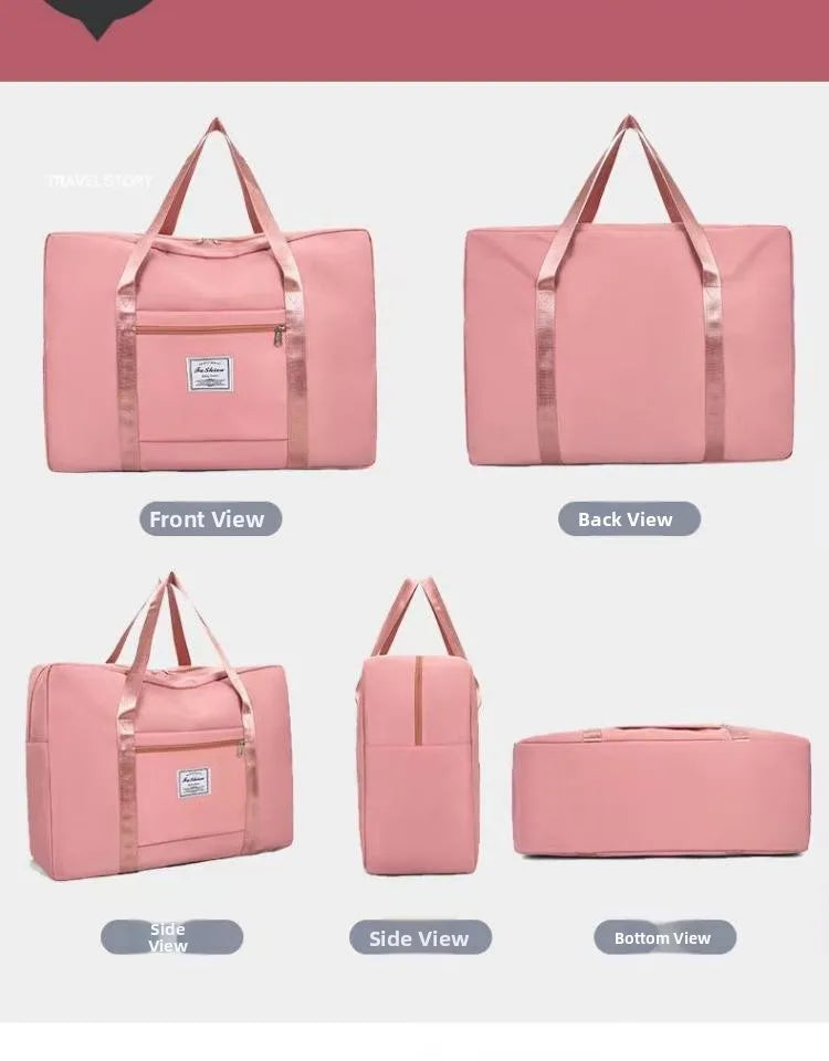 Large Capacity Casual Handbag for Men And Women Student Clothing Storage Bag Maternity Bag Travel Bag Polyester Material