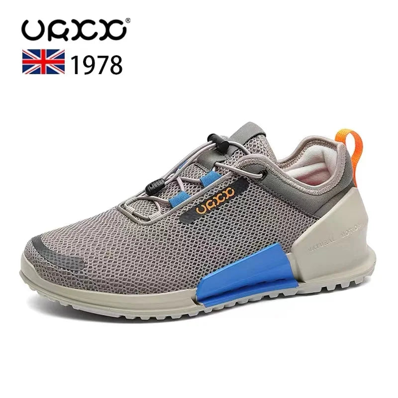 Lightweight Men's Running Shoes Outdoor Breathable Men Sports Shoes Anti-slip Male Sneakers Fashion Flexible Tennis Lace-up New