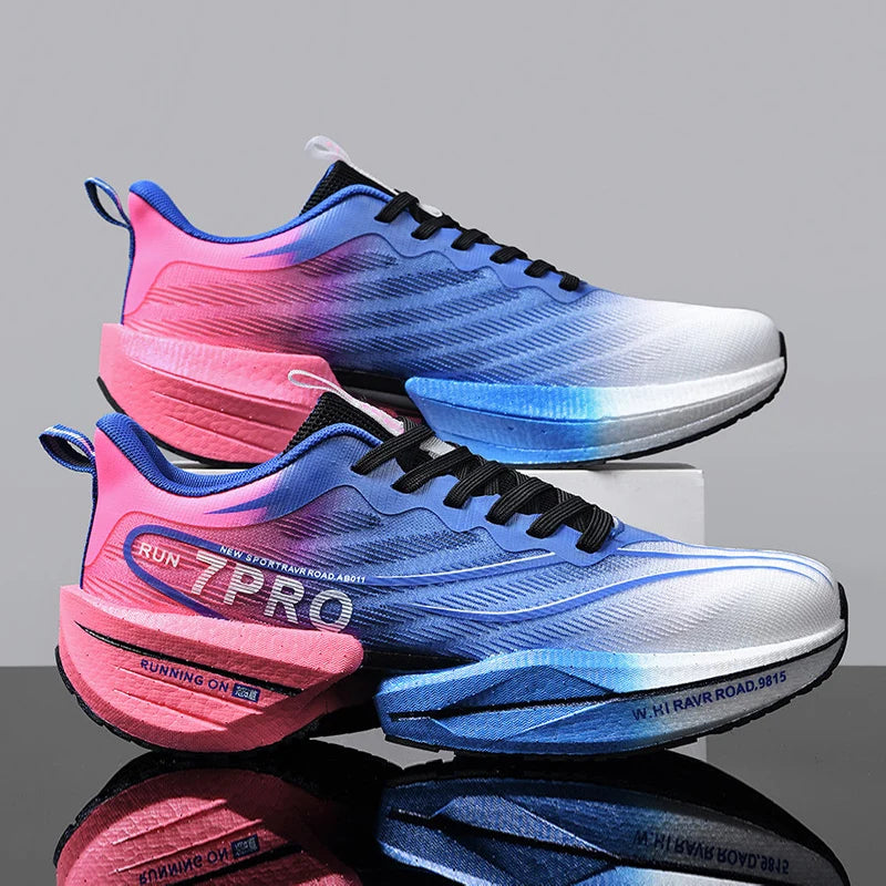 New Men's Running Shoes Non-slip Cushioning Racing Carbon Plate Sneakers Light Tennis Cross Training Shoes Trail Running Shoes