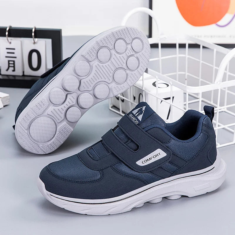 Diabetic Shoes for Elder Women Men Orthopedics Feet Swollen Adjustable Casual Sneakers Walking Shoe Elderly Foot Pain Relief