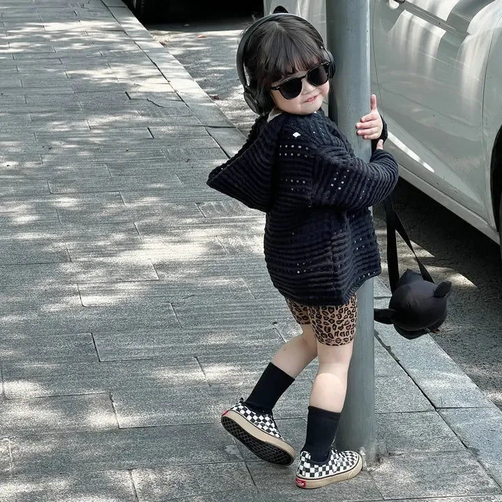 Kids Shorts Leopard Print Leggings Yoga Stretch Pants Kids Clothes for Girls Boys  Shorts for Girls