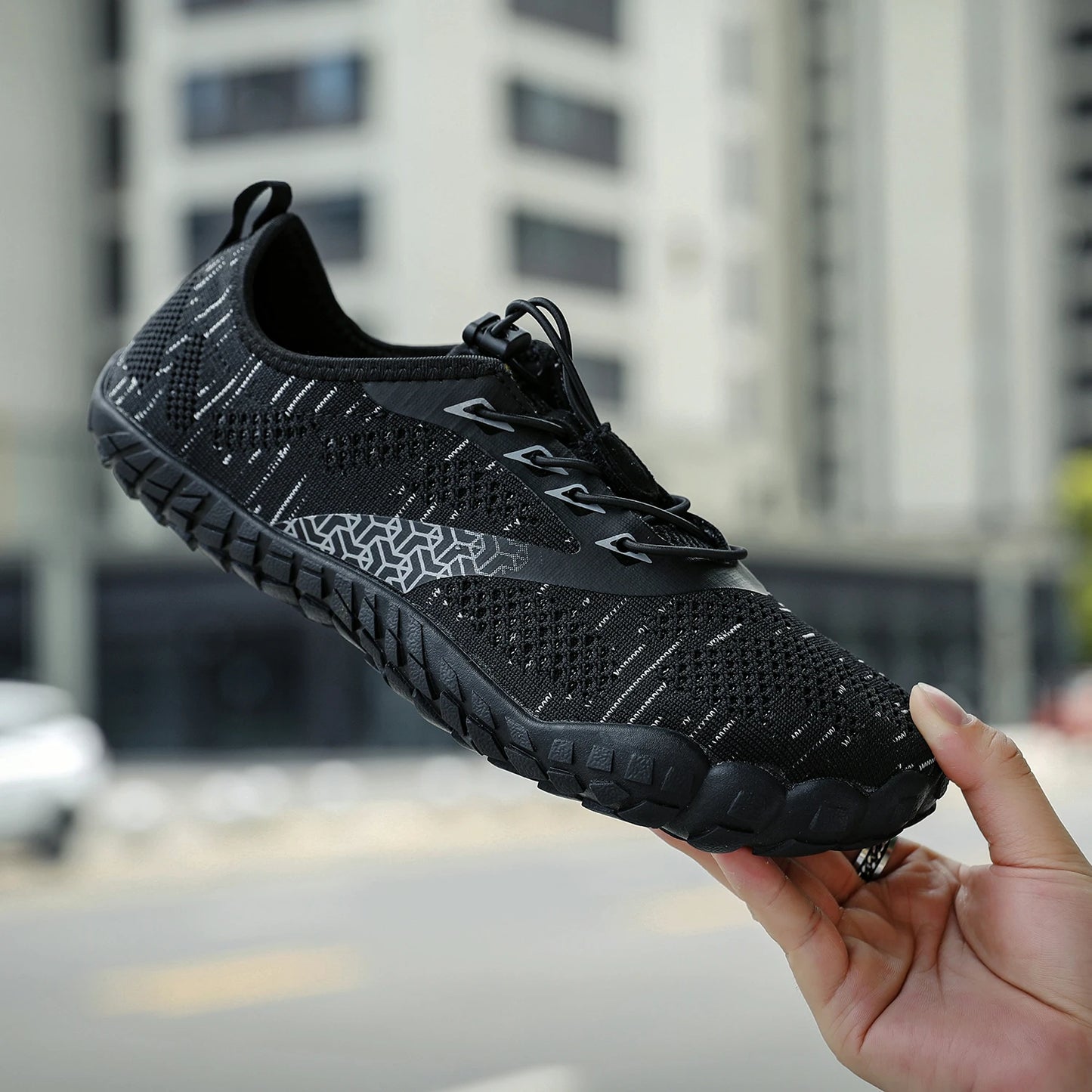 Comfort Non-Slip Quick-Dry Mesh Upper Water Shoes for Men Women Lightweight Breathable Aqua Shoes for Beach Swimming Fishing