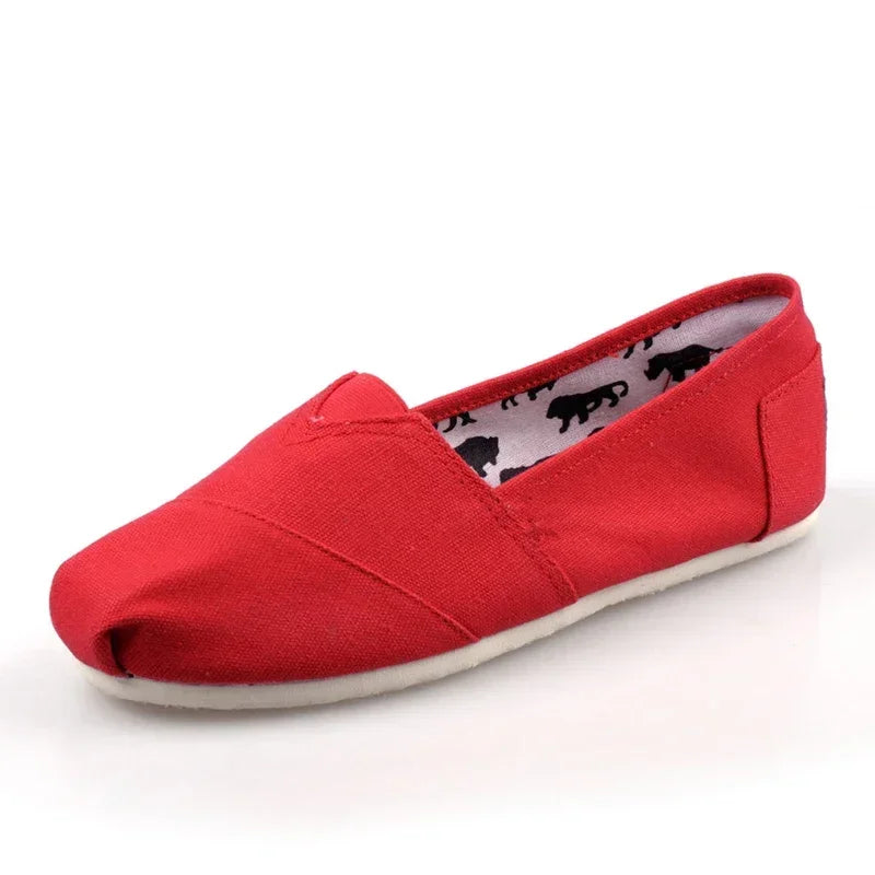 2025 Summer Blue Loafers Men Classic Canvas Flats Shoes Women Comfortable Breathable Men Casual Shoes Slip-on Espadrilles