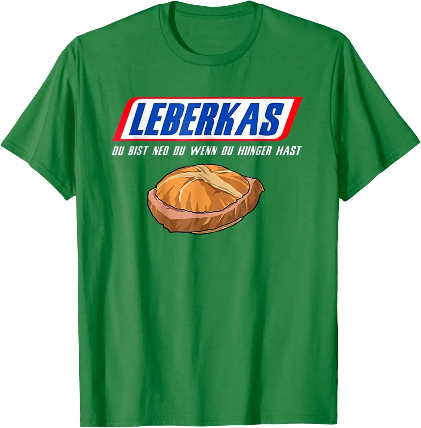 ‌Leberkas Du Bist Ned Du Wenn Du Hunger Hast Funny T Shirt Men Women Cotton Round Neck Breathable Casual Vintage New Arrival