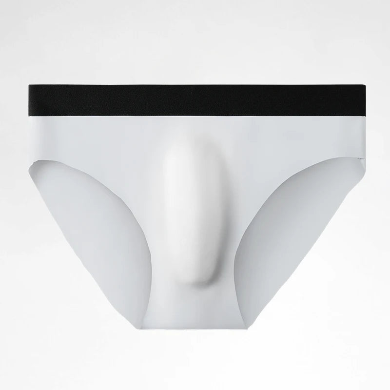 5pc Men's underwear Men's ice silk seamless breathable ultra-thin briefs summer ice soft and comfortable boys underpants
