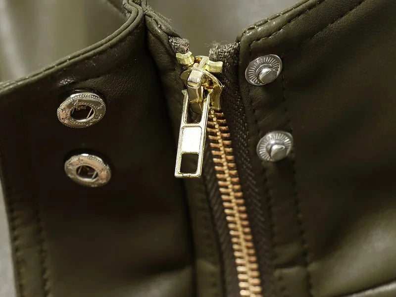 Mujer Faux Leather Cropped Bomber Jacket For Women Zipper Front Coat