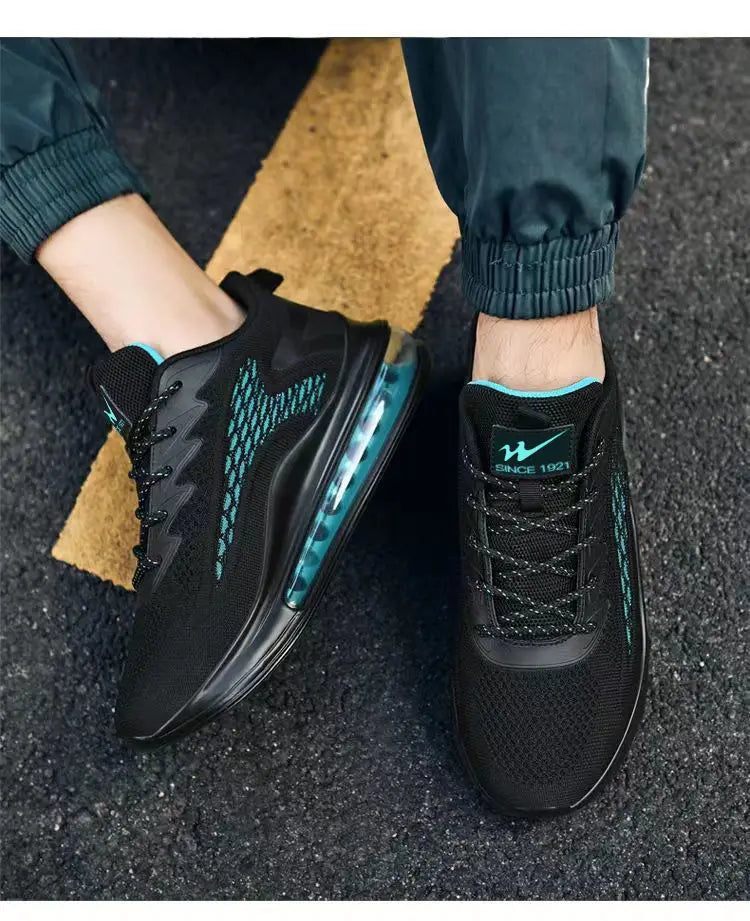Men's Running Shoes Spring 2026 New Style Shock Absorption Air Cushion Sports Shoes Korean Version Heightening Fashion Casual...