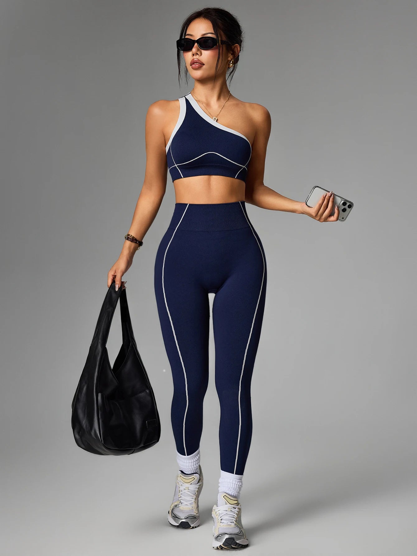 2 pcs Women Seamless Yoga Sets Jogging Outfit Sport Leggings Bra Sportswear Woman Gym Outfit Workout Set Yoga Clothes Activewear