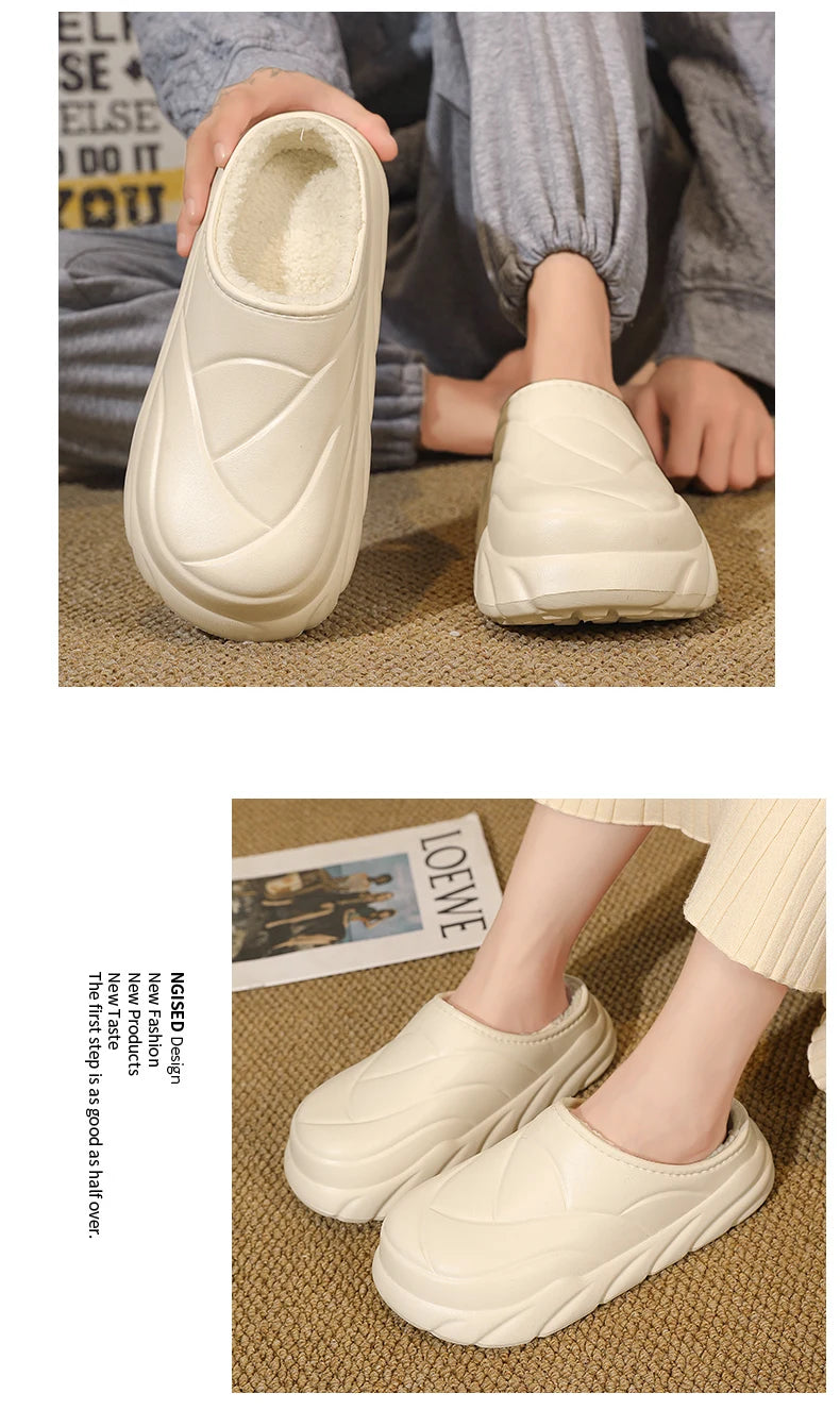 Winter Plush Slippers Unisex Unisex Home Sandals Women Orginal Indoor Flat Shoes Soft Men Fashion High Quality Non Slip Bedroom