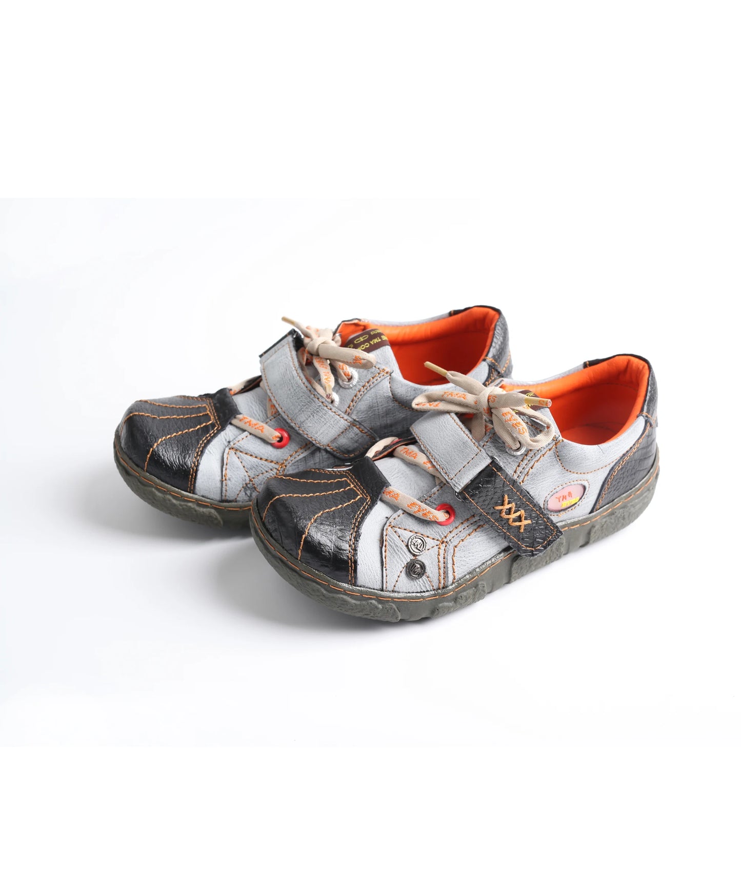 TMA EYES Autumn Women's Casual Handmade Stitching Flat Shoes