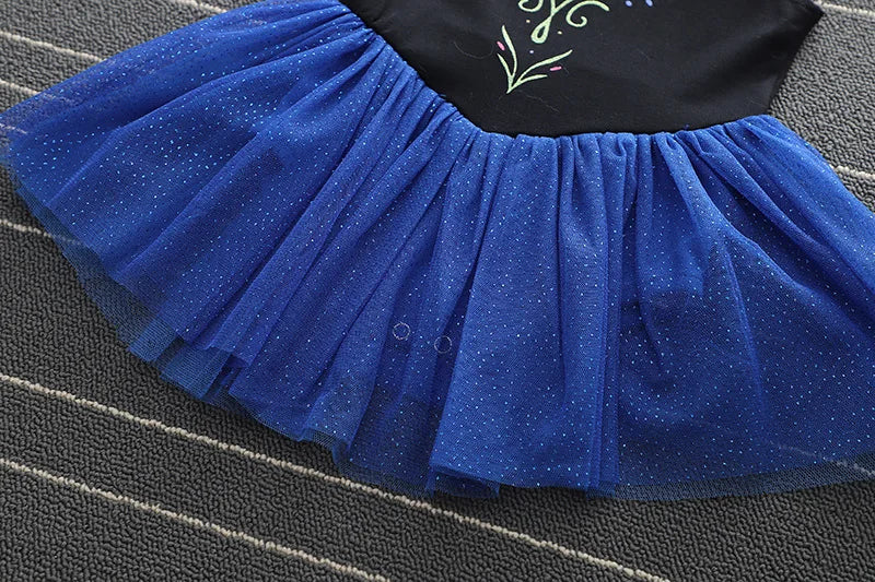 Baby Girls Costumes Kid Romper Tutu Dress with Headband Infant Baby Girl Princess Alice Clothes Aurora Belle Dress Party Costume