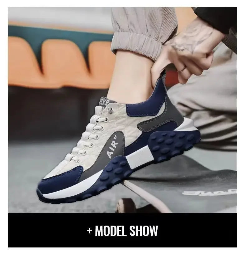 Hot Sale Men's Running Shoes High Quality Sneakers Fashion  Breathable Mens Vulcanized Shoes Outdoor Platform Men Casual Shoes