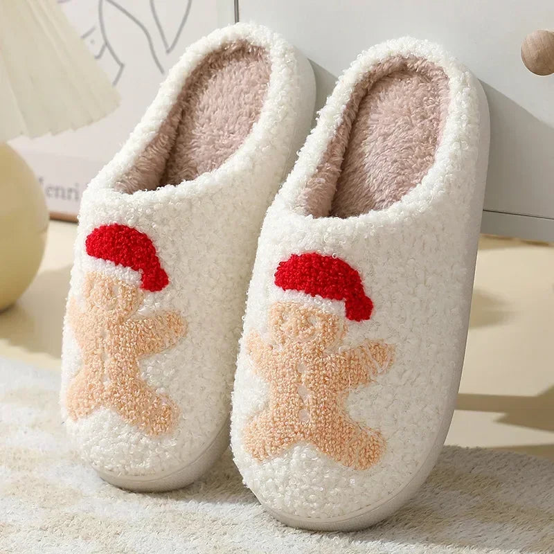 House Fuzzy Slipper Men Male Ghost Face Blue Evil Eye Home Shoes Plush Winter Warm Indoor Floor Non Slip Women Female Halloween