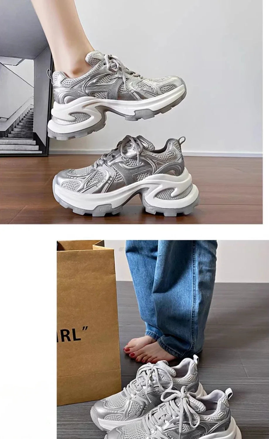 Athletic Woman Footwear 2025 New Sneakers Sports Designer Luxury Vulcanized Shoe Trends On Sale Mesh Breathable Shoes for Women
