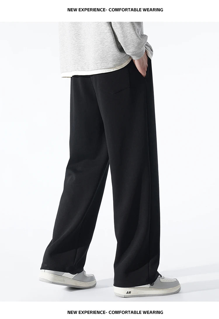 Big Tall Men Sweat Pant Drawstring Extra Long Length Sweatpant Stretch Winter Fleece Sport Jogger Trouser Male 200Cm 190cm 120cm