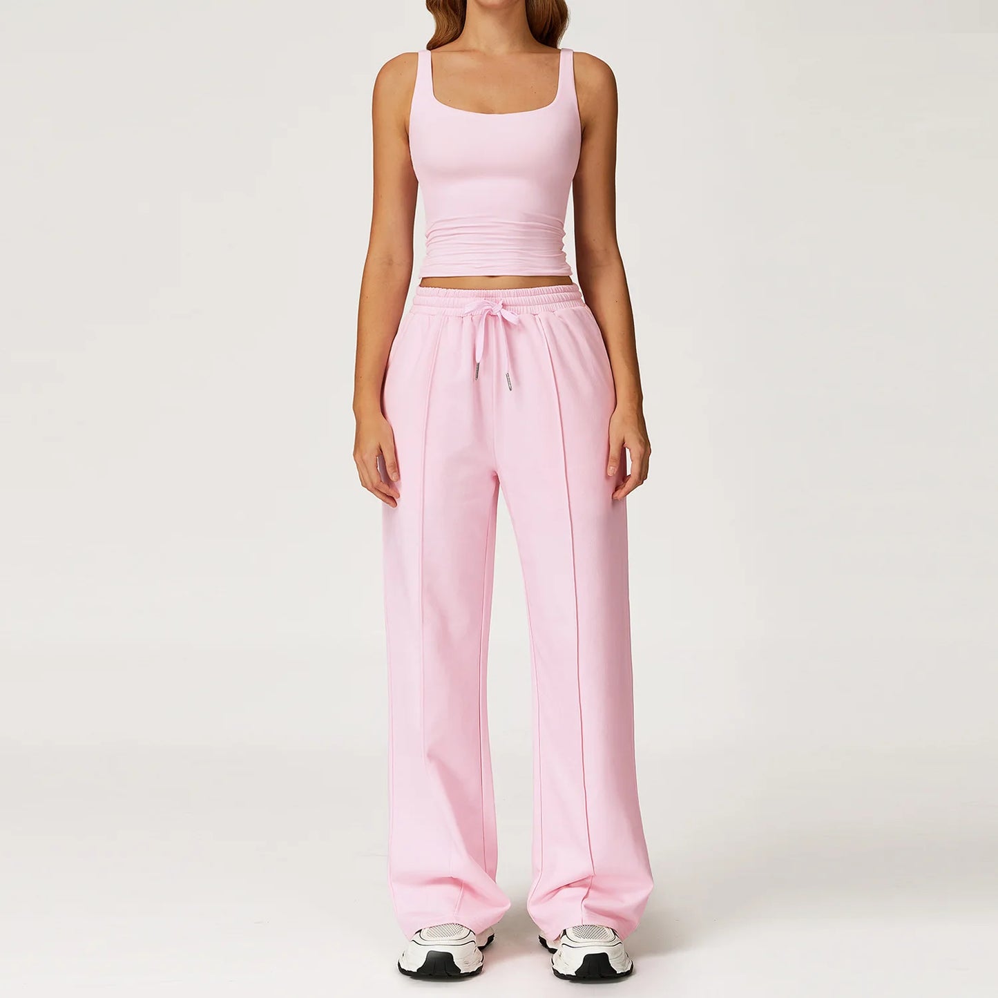 Sportswear 2 Pieces Yoga Set Gym Clothes Sportswear Yoga Suits For Women Fitness Set Tracksuits Sports Long Sleeved Gym Trousers