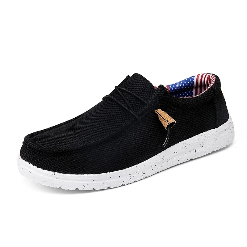 Canvas Loafers Comfortable Walking Flats for Man  Non Slip Soft Moccasins Sneakers Summer loafers Men Casual Shoes Slip on