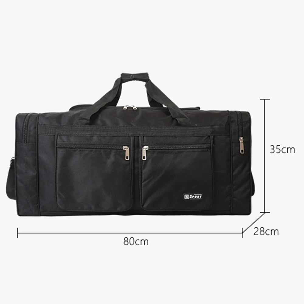 Women Men Nylon Travel Duffel Bag Carry On Luggage Bag Men Tote Large Capacity Weekender Gym Sport Holdall Overnight Bag Pouches