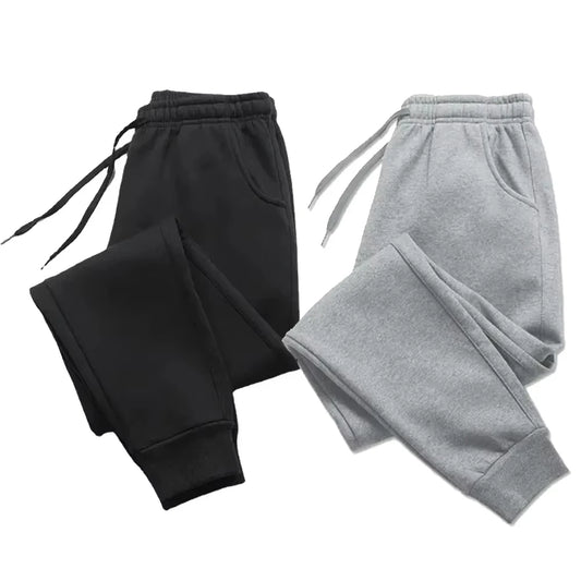 Mens Casual Pants Autumn Winter Sweatpants Men Running Jogger Sports Gym Trousers Fashion Solid Color Workout Long Pant
