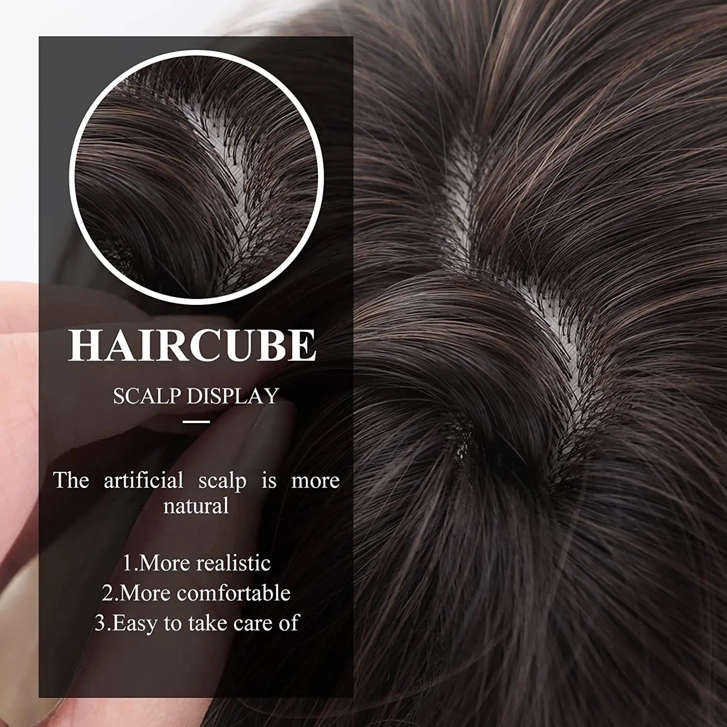 Long Wavy Silver Ash Ombre Cosplay Synthetic Wigs Natural Curly Gray Black Hair Wig with Bangs for Women Afro Heat Resistant