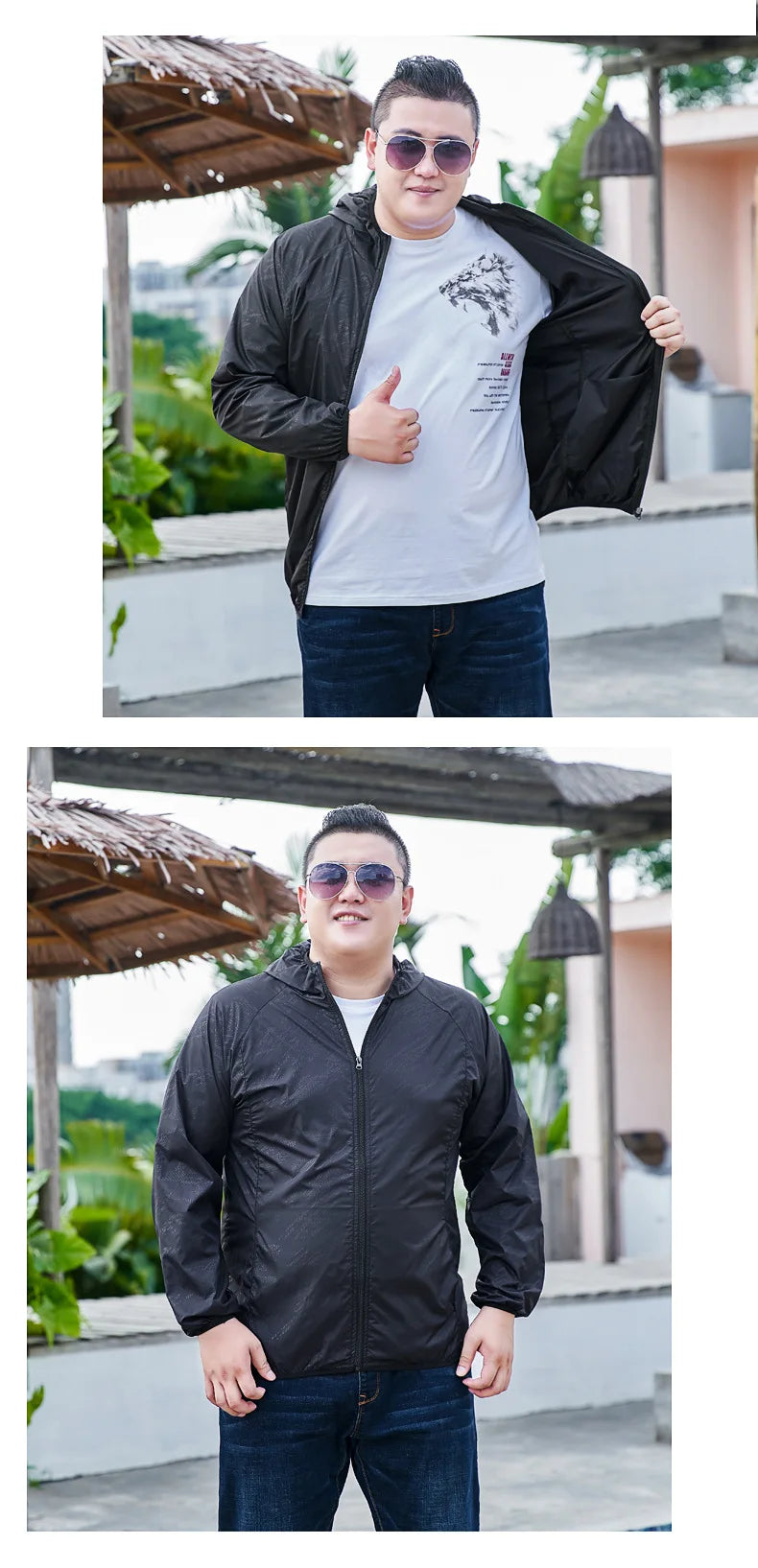 11XL Large size sun protection clothing men's summer thin plus sun protection clothing outdoor quick dry jacket 10XL 9XL 8XL