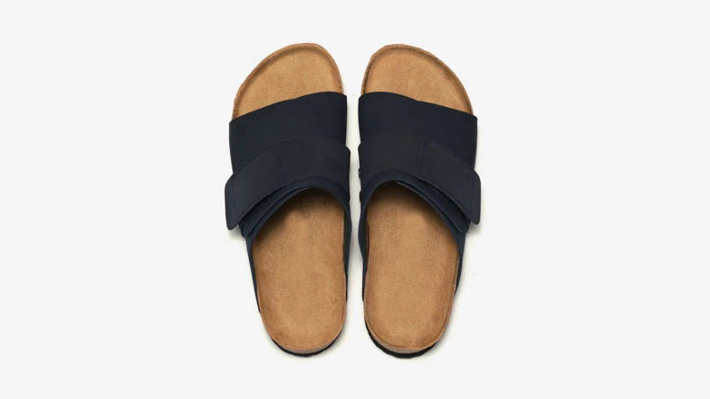 Wmen's Cork slippers casual breathable comfort sandals summer flip flops beach Muller outdoor fashion men‘s shoes