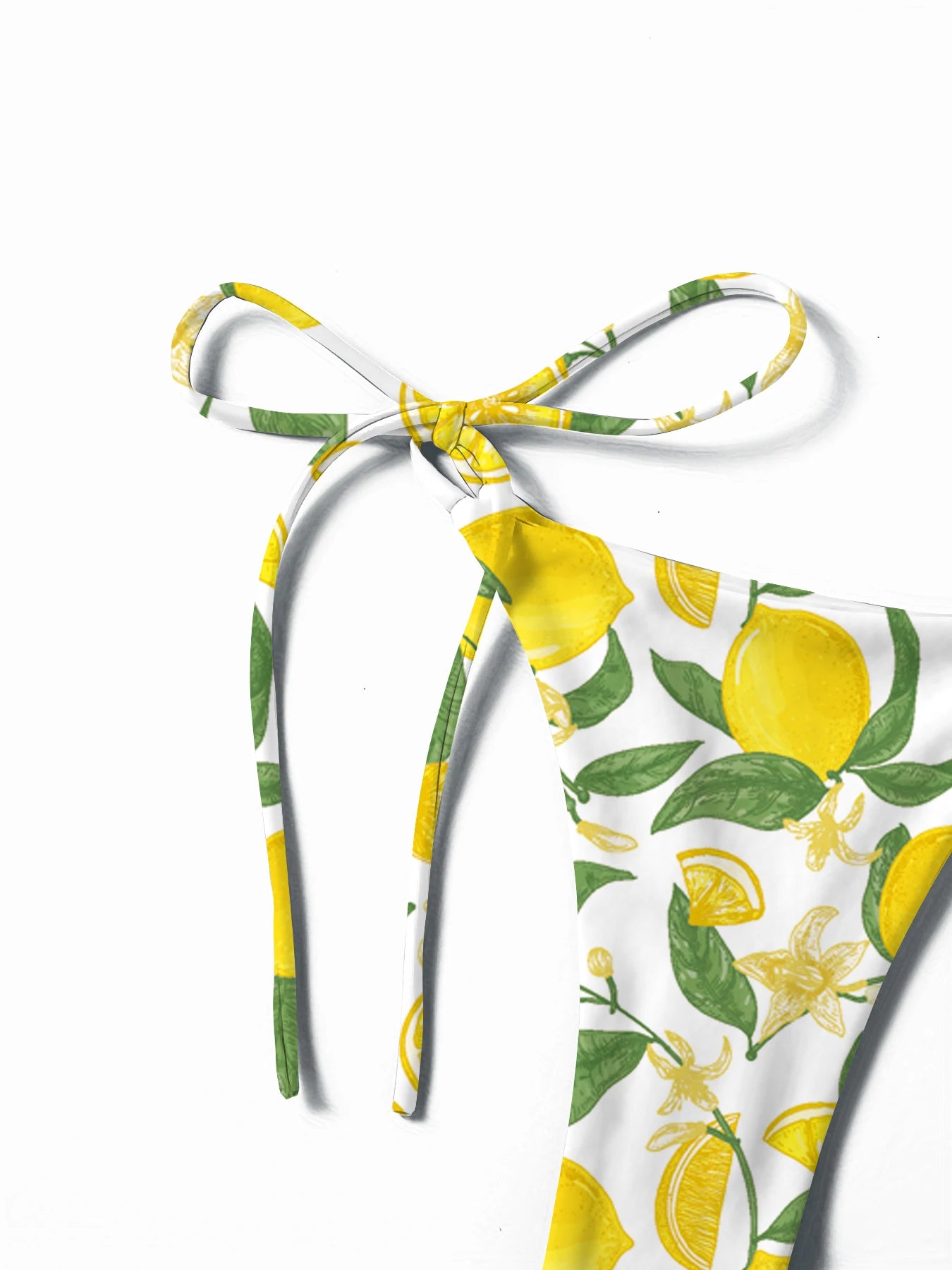 New European and American Style Solid Color Sexy Lace-Up Hot Girl Style Fashionable Bikini Swimwear for Women