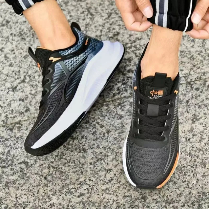 Cheap Summer Men Breathable Sport Shoes Professional No Slip Damping Men Running Sneakers Luxury Tenis Training Shoes Zapatillas