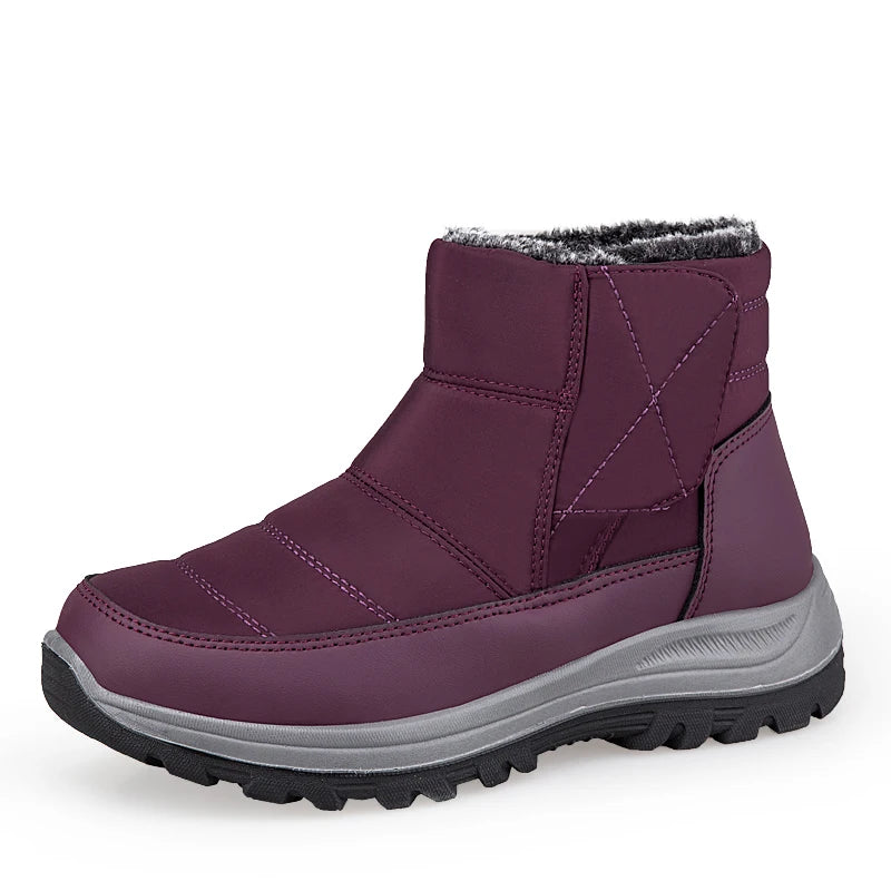 New Winter Men's Boots Snow Boots Thicken Warm Plush Waterproof Non-slip Outdoor Casual Ankle Boots Size 36-46 Men Cotton Shoes