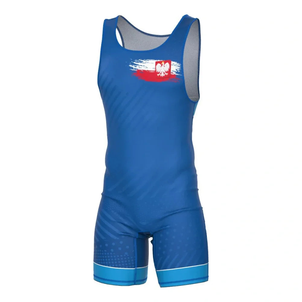 2025 Mens Wrestling Singlet Uniform Advanced Singlets Clothing Train Wrestling Gear Running Speedsuit Sportwear Boxing Tights