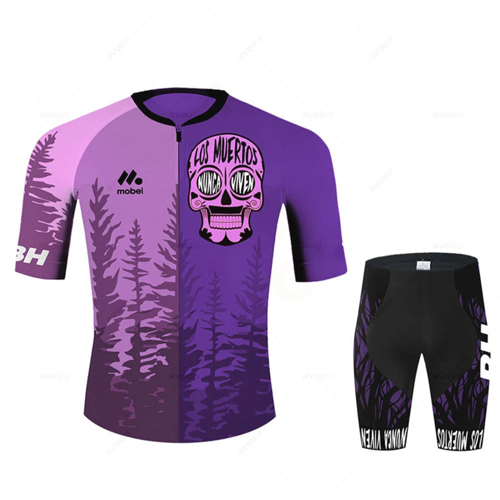 Cycling Jersey Set Team Racing Bike Clothes Summer Mountain Bicycle Clothing Men's Sports Mallot Ciclismo Hombre Fashion Clothes