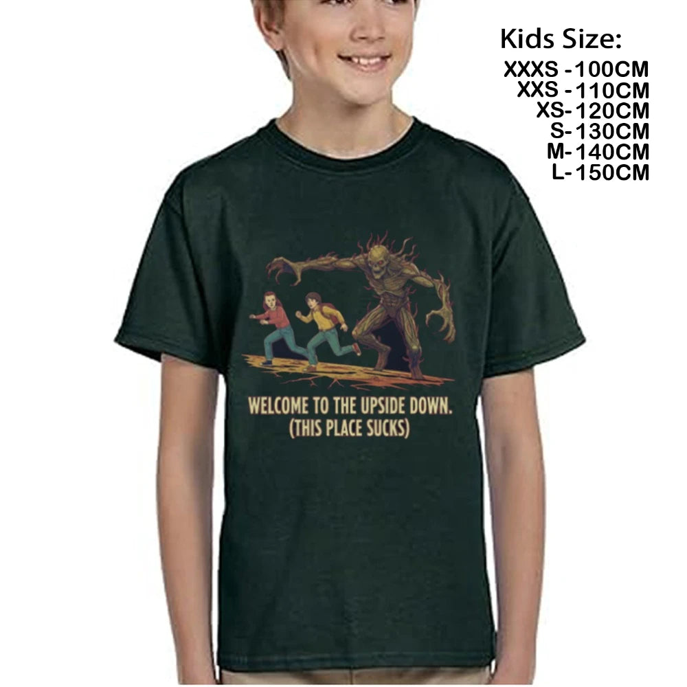 WILL Hawkins Demogorgon Shirt Funny for Boys T-Shirt Kids Tops Y2k Saying Tees