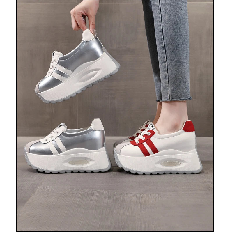 Best-selling High Quality New Shallow Mouth Increase Thick Sole Breathable Platform Casual Shoes