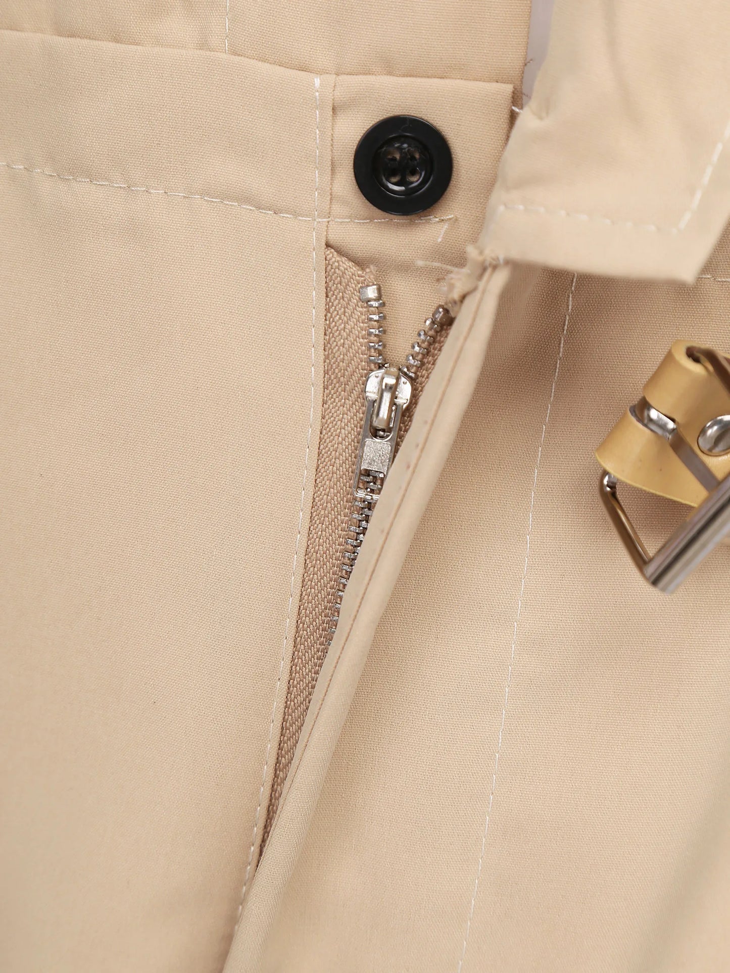 Mens Overalls Work Cargo Jumpsuit with Purse And Belt Workshop Uniform Multi-pocket Shorts Bottom Coveralls Rompers Work Wear