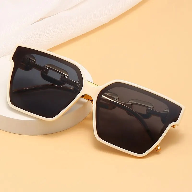 2023 New Women Rectangle Vintage Sunglasses Brand Designer Retro Points Sun Glasses Female Lady Eyeglass Cat Eye Driver Goggles BAZAARHUBO