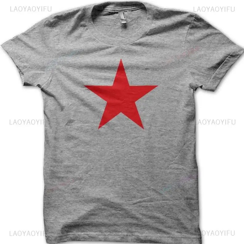 Red Star Soviet Che Guevara Revolution CCCP USSR RETRO Graphic T Shirts Woman Man Vintage Style T-shirt High Quality Cotton Tops