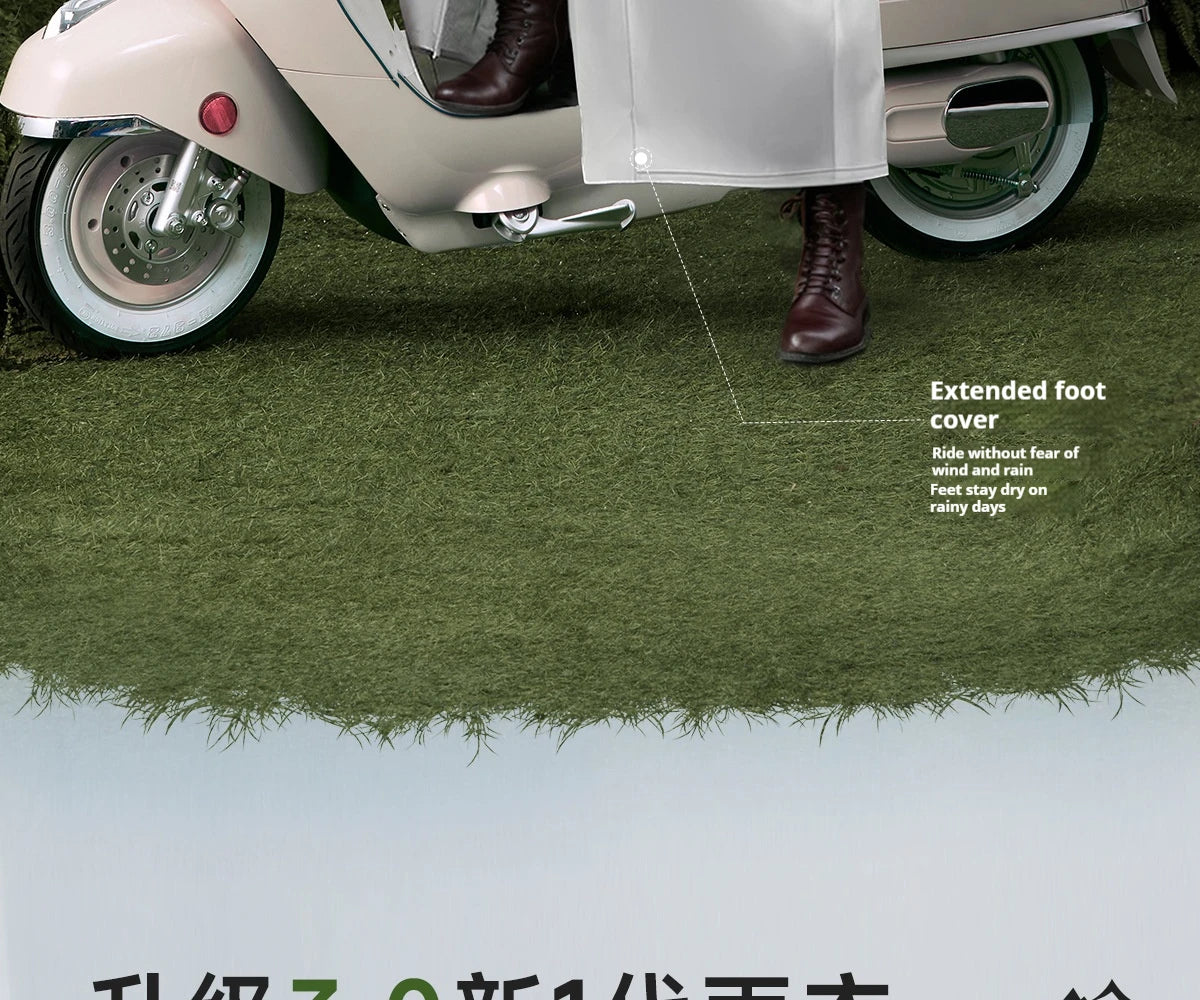 Electric Car Battery Raincoat, Raincoat, Thickened and Lengthened, Raincoat, Rainproof, Adult Motorcycle, Bicycle, Poncho