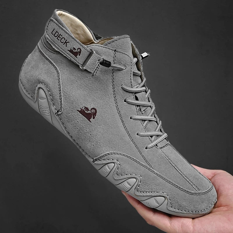 Men Casual Sneakers 2023 New In Ankle Boots Lace Up Males Shoes Fashion High Quality Loafers Men Luxury Casual Shoes Mocasines