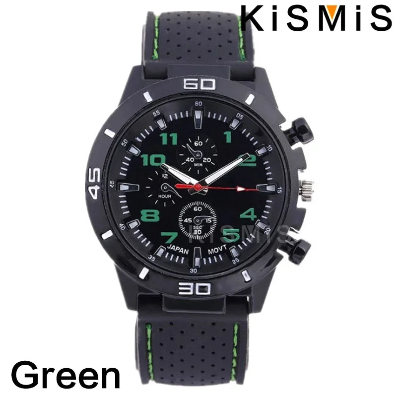 Fashion Men Quartz Watch Business Style Leather Strap Wristwatch 4 Colors Available Stylish Timepiece