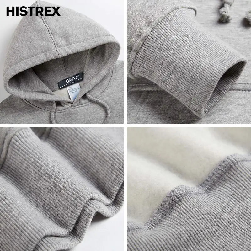 Top Quality Custom Embroidery Cotton Hoodie Your Design Brand Company Logo Text Men Womens Thick Fleece Warm Sweatshirt 350gsm