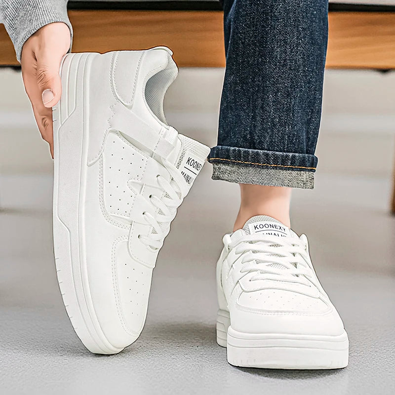 Fashionable sports shoes - skate shoes. Low-top lace-up shoes with a school style and street style, suitable for daily outdoor