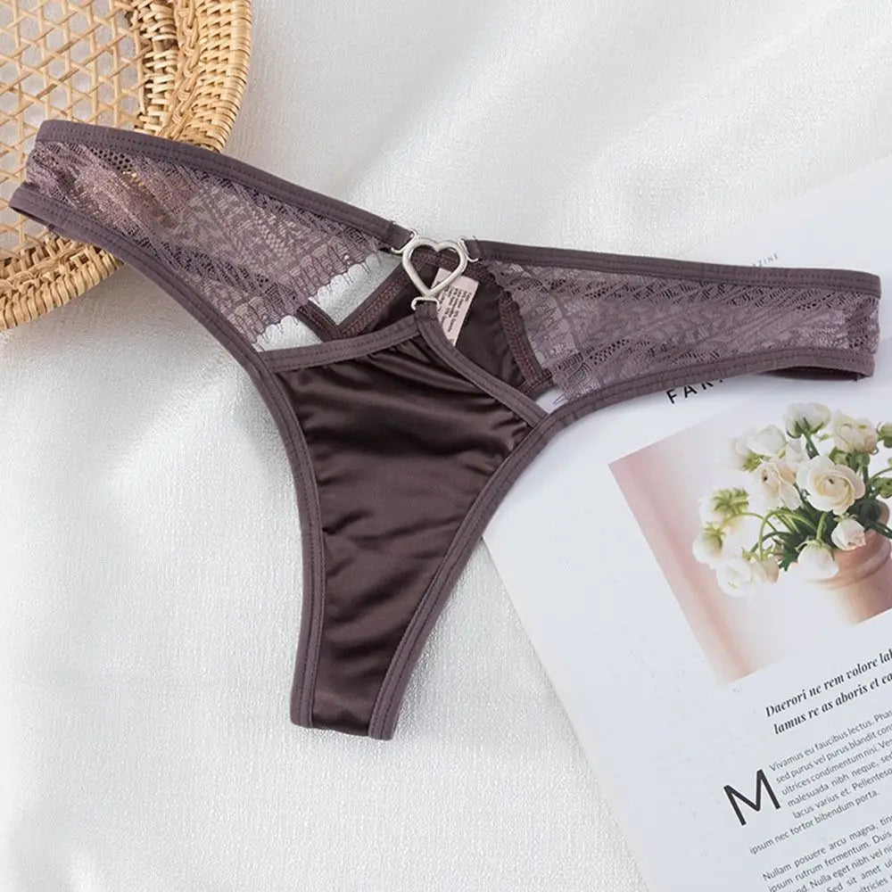 Temptation Seamless Underpants Love Heart Underwear Temptation For Women Female Lingerie Briefs Women Thong Lace Panties