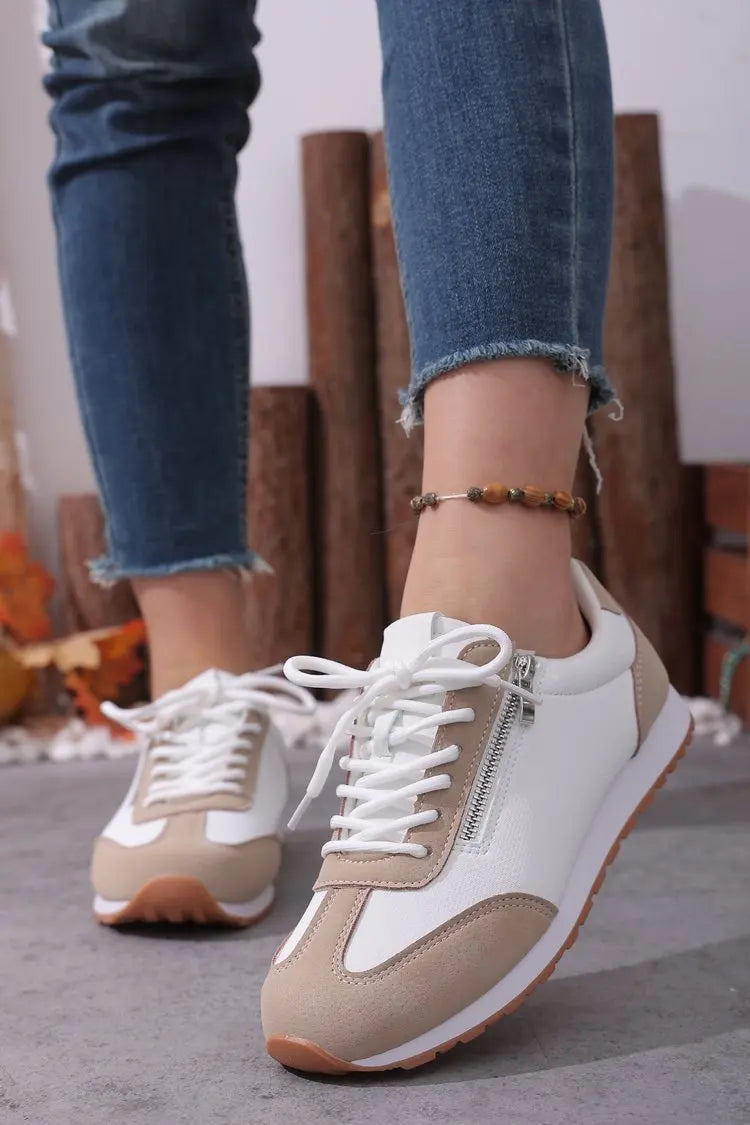 Roman Trendy Spring/Autumn Running Shoes Student Campus Flat Vulcanized Shoes Fashion Sneakers Casual Comfortable Round Head