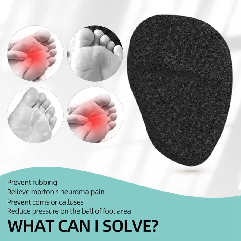 Silicone Forefoot Insert Metatarsal Pads for Women High Heels Sandals Non-slip Ball of Foot Cushions Pads for Feet Pain Relief