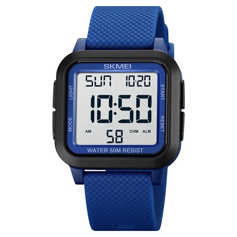 SKMEI Sport Watches Mens Alarm Countdown Clock Male 5Bar Waterproof Military Back Light Shockproof Calender Digital Wristwatch