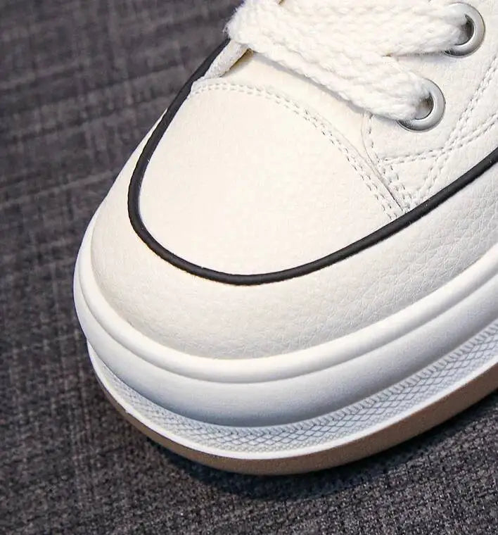 2025 New Women's Shoes Platform Sneakers Walking Fashion Lace-up High Quality Comfortable Women Running Shoe