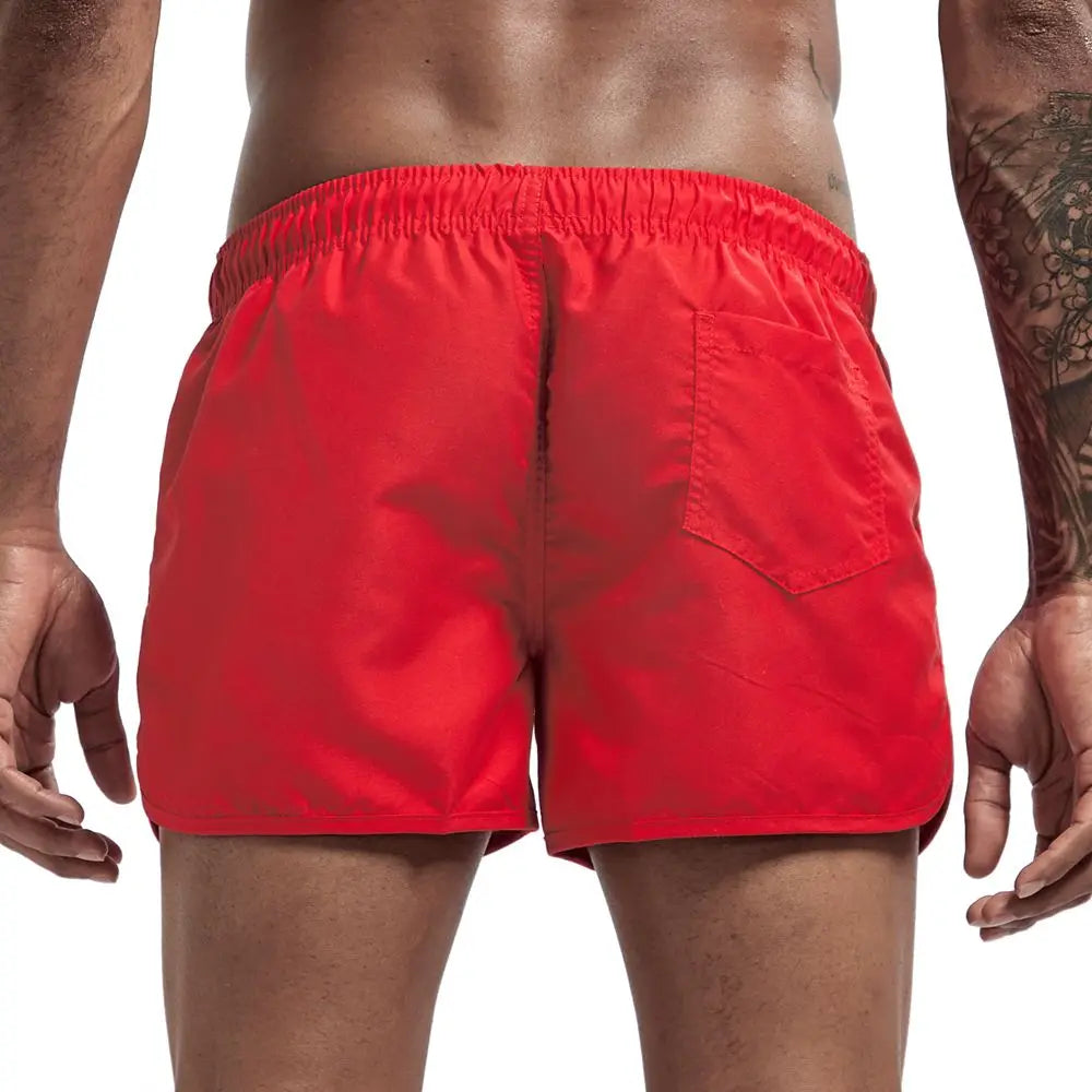 Summer Men's Swimwear Shorts Beachwear Sexy Swim Trunks Men Swimsuit Low Waist Breathable Beach Surfing