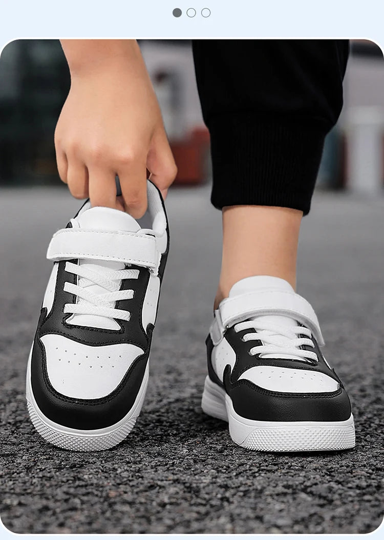 Children's Casual Shoes Student Boys Breathable Comfortable Flat Walking Footwear Fashion Kids Girls Running Sneakers Tenis
